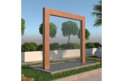 China Garden Decoration Corten Fountain Exquisite Artificial For Home supplier