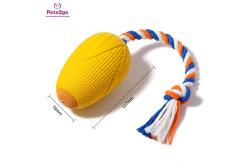 China Vocalize Tellow Plastic 127X78mm Dog Chew Toys supplier