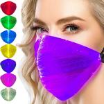 Fiber Optic Programmable LED Face Mask 7 Light Colors 5 Flashing Modes for sale