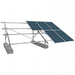 Excellent Ground Mounted Stainless Steel Solar Panel Mounting Bracket Rustproof for sale