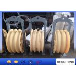 Power Construction Stringing Wire Rope Pulley Single Sheave For Cable Pulling for sale