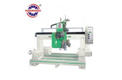 China Double Blades Four Pieces Baluster PLC Column Cutting Machine For Granite Marble supplier