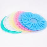 Green Blue Rib Bar 16gsm Medical Disposable Bouffant Cap for sale