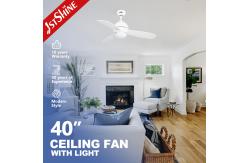 China AC Motor Modern Remote LED Ceiling Fan 220V 50HZ With MDF Blades supplier
