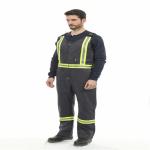 HRC2 Anti Static Fire Retardant Overalls EN1149-3 100% Cotton for sale