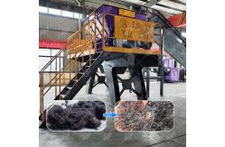 China Pyrolysis Tire Wire Shredding Line Tire Steel Wire Shredder Waste Steel Pre Shredder supplier