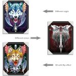 Custom Bear Design 3D Lenticular Picture , 3D Flip Picture Decration for sale