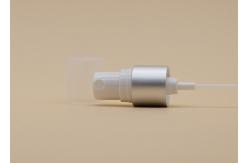 China 18mm Fine Mist Sprayer Pump With Matt Silver Closure Clear Half Cap supplier