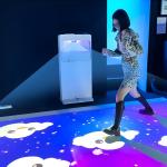 All-in-one Floor Projection Machine Portable Interactive Projection Games for sale