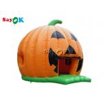 Child  Tarpaulin Halloween Inflatable Pumpkin Bouncer For Party