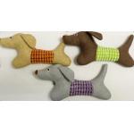 3 Clrs Dog Squeak Toy Customizable Plush Dog Toy BSCI Audit for sale