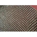 Gunmetal Crystal Rhinestone Metal Sequin Fabric Decoration Cloth CE Approved for sale
