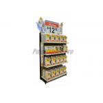 Full Color Printed Rigid End Cap Displays Environmental Friendly for sale