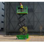 CE CERTIFIED FULL ELECTRIC AERIAL WORK PLATFORM WITH 230KG LOAD CAPACITY AND NARROW PLATFORM SIZE for sale