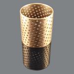 Customized Bronze Plain Bearings With Oil Hole CuSn8 / CuSn6 Non Pollution