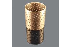 China Customized Bronze Plain Bearings With Oil Hole CuSn8 / CuSn6 Non Pollution supplier