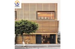 China Sleek Aluminum Window Grilles C Shaped Strip Ceiling Exterior Aluminium Cladding Panels supplier