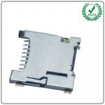 Push Push Type Micro SD Card Socket , 1.45H 8Pin SMT TF Card Connector for sale