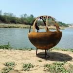 Spring Corten Steel Smokeless Fire Pit Outdoor for sale