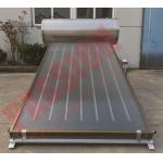 Integrated Pressurized Flat Plate Collector Rooftop Hot Water Heater Full Copper Aluminum Sheet for sale
