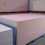 Durable Gypsum Board Panels for Wall Partition and Ceiling System Lightweight Fire Resistant Moisture Proof Smooth Finish for sale