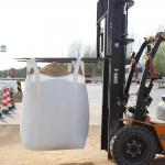 Big Bags 1000kg Bulk Jumbo Fibc Container Bag White Antistatic Top Full Open Transport Packing 100% Virgin Pp Flat Bottom for sale
