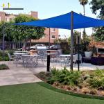 HDPE Outdoor Sun Shade Sail Swinmming Poor triangle shade sail
