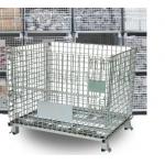 Silver Heavy Duty 800kg Mesh Storage Baskets Stackable Wire for sale