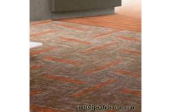China Fire Resistant Modular Carpet Tiles 50x100CM Nylon Carpet Floor Covering supplier