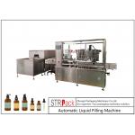 50ml 100ml Cosmetic Lotion Essential Oil Liquid Bottle Filling Capping Machine Multi Nozzle for sale