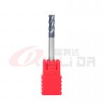 1/8 4mm 4 Flutes Solid Carbide Corner Radius End Mills Radius Bull Nose Endmill HRC50 for sale