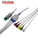 Ultraview IEC 1K Ohm Button Snap Spo2 Extension Cable