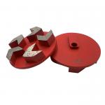 3 In. 5 Arrow Diamond Seg Metal Bond Concrete Grinding Discs With Redi-Lock System for sale