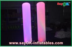China Lighting Tube Pillar Custom Inflatable Advertising Inflatable Column 2m Height supplier