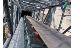 China Variable Groove Angle Belt Conveyor Long Distance Conveying 800 Mm Wide supplier