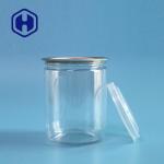 Empty Transparent Plastic Can Packaging 280ml Small Sea Food Fish Shrimp Pickle for sale