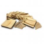 OEM Biodegradable Palm Leaf Plates With Laminated Packing