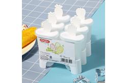 China Reusable Set 6 Irregular PP Ice Popsicle Mould 11.5*11*12.5cm supplier