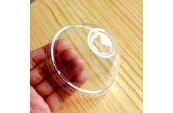 China 90mm Biodegradable And Compostable Tableware Pet Dome Lids For Plastic Cups supplier