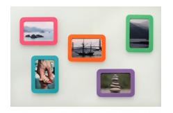 China No Residue Removable Double Sided Self Adhesive Photo Frame With Mounting Strips supplier