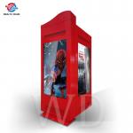 Double Sided 65 Outdoor LCD Kiosk Flag Shape Bright Red Advertising Screen Signage for sale