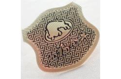 China High Frequency Embossed Soft Woven 3D TPU Badges for Leather Chaussures Shirt supplier