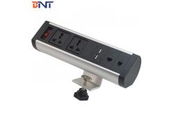 China Conference Room Table Electrical Outlets With Double Universal Power Sockets supplier