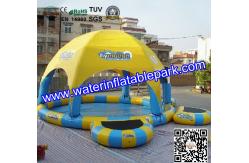 China PVC Flexible Kids Cool  Inflatable Pool Toys With Tent Cover supplier