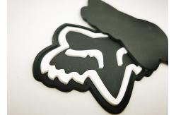 China Debossed PVC Silicone Rubber Labels OEKO-TEX PVC Rubber Patch supplier