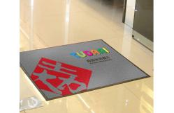China Logo mat  nylon printed mat  nylon carpet  rubber backing  Custom logo mat supplier