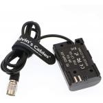 LP E6 Dummy Battery To Hirose 4 Pin Male 100cm Camera Power Adapter