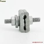 Galvanized D Cable Lashing Wire Clamp 1/4 to 7/16 Strand for sale