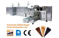 China 380V Ice Cream Cone Baking Machine with Double Layered Panel Door supplier