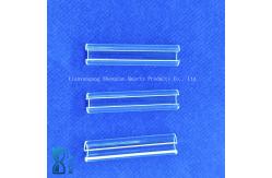 China High Transparencye Fused Silica Custom Semicircular Quartz Tubes Glass Pipe supplier